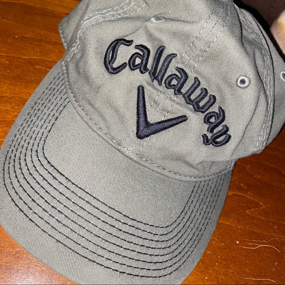 Callaway Other - CALLAWAY Golf Odyssey RAZR Hat Cap Adjustable Embroidered Dark Green unisex